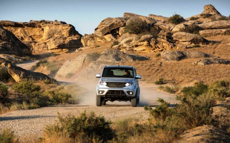 BREMACH SUV 4x4 on Dirt Road in Nevada Desert