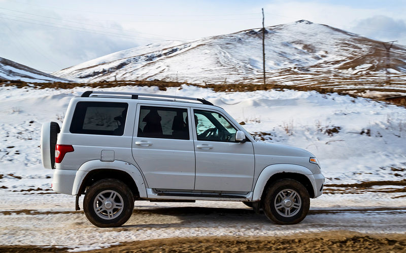 BREMACH SUV 4x4 on Dirt Road in Nevada Desert